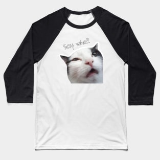 Cat confused Baseball T-Shirt